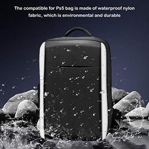 Custodia per PS5, Borsa da Trasporto Compatibile per Console di Gioco PS5 Zaino da Viaggio Portatile Compatibile per Accessori per Controller di Gioco PS5