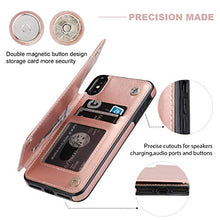 Suhctup Compatibile con Custodia iPhone Xs Max pelle,Cover iPhone Xs Max con Interno Morbida TPU,Porta Carte Slot e Antiurto Flip Wallet [Chiusura Magnetica] Protettiva Case (Oro rosa)