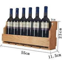 ZHJDX Cremagliera del Vino fissata al Muro, espositore della Bottiglia di Vino di Vetro di Vino, Supporto di Vetro del Gambo Lungo