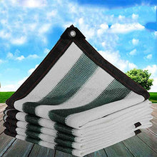 DANDAN Rete Ombreggiante Crittografia Addensata Rete Solare Terrazza/Balcone/Tetto/Auto Rete Oscurante Isolamento Verde Scuro 8 Pin (Size : 4 * 4m)