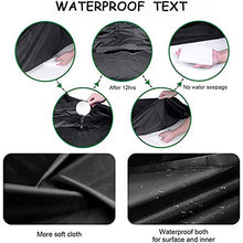Copertura Impermeabile per Mobili da Giardino, Copertura Tavolo Esterno 420D in Tessuto Oxford Resistente, Copertura Rettangolare Antivento e Anti-Uv