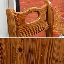 Sgabello legno 4 passo installazione senza scaletta, multifunzionale scala pieghevole mobilia, retro vibrazione disegno bar legno massiccio sgabello, portascale ispessita coperta ( Size : 38x38x85cm )