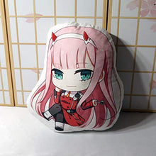 XKMY Cuscino Giocattolo Anime 02 ZERO DUE Breve Peluche Farcito Carino Bambola Doppia Faccia Federa 42 cm Per Regalo cuscino