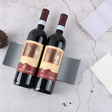 Weilifang Bottiglia di Vino Rack plastica Beverage Vino portabottiglie Holder Bagagli Anti-Slip la Bottiglia di Acqua Supplies Organizzatore da Cucina, Blu-Chiaro