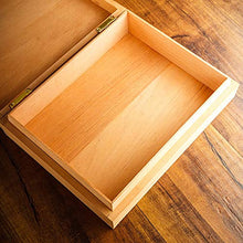 Minmin Cigar Box in pura Legno di Cedro alcoholized idratante Box for il sigaro Cabinet, 255x200x60mm accessori del sigaro (Size : 255x200x60mm)