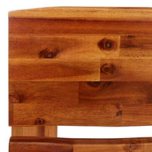 FAMIROSA Giroletto con Bordi Vivi in Legno Massello di Acacia 160 cm