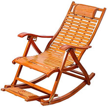 Reclinabili Bamboo Sedia a Dondolo Bambino Sedia Pieghevole per Adulti Casa Poltrona Sedia Cool Sedie Fretta Sedia anziana Pranzo Pranzo Pranzo Sedia