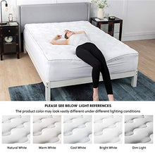 Bedsure Coprimaterasso Imbottito Letto Matrimoniale - Copri Materasso Ergonomico 150x200 con Spessore 3 cm, Coprimaterasso Ortopedico in Microfira con Disegno all'onda