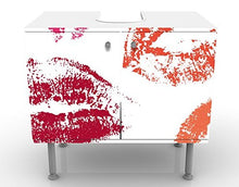 Apalis Design Vanity Baci 60 x 55 x 35 cm, Piccolo, Largo 60 cm, Regolabile, lavandino, lavabo, Rubinetto per lavabo da Bagno, Armadio, unità di Base, Bagno, Narrow, Flat