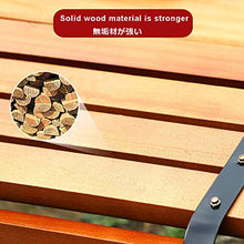 Outdoor Benches Panchine da Giardino per Patio in Alluminio pressofuso, panchine per parchi in Legno massello sedie con Schienale in ghisa, panchine per Attesa all'aperto per 2 Persone