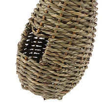 MYBOON Casetta pensile per Uccelli in Fibra Naturale Finch Nido d'uccello Capanna per Esterni Riparo per Amaca a Scomparsa Nido