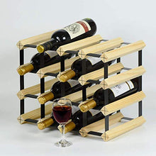 YWYW Ornamenti per portabottiglie per Vino portabottiglie per Vino in Legno massello per Bar della Cantina per Vini del Ristorante Domestico (Dimensioni: 32 3 × 23 5 × 32 3 cm)