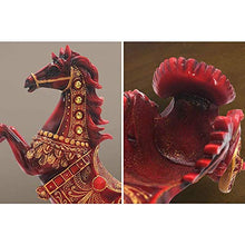 Elegante Semplicità Cavallo Rosso Portabottiglie Raffreddatore Di Vino Ornamenti Decorativi Sposo Regalo Di Inaugurazione Della Casa Artigianato Europeo e Americano Articoli Fatti a Mano Resina Fatta