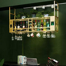 FCXBQ Portabottiglie a soffitto e Porta calici Portaoggetti in Metallo per Bicchieri da Vino Appendi Cocktail o Flute da Champagne per Cucina, Bar, Pub o ristoranti