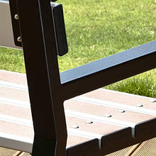 Panche Da Giardino Per Esterni, Panchine Per Il Tempo Libero In Legno Di Plastica Con Schienali E Braccioli, Panchine Per Esterni Per Mobili Da Giardino, Panchine Per Balcone Con Gambe In Metallo