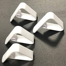 Clip di Tovaglia Plastica,Fermatovaglia Supporto per Morsetti per Festa Picnic,Pacchetto di Clip per tovaglie,Morsetti per Tovaglia Esterni,per Picnic,Festa All'aperto,Ristorante,Giardino,4/8/20 Pezzi