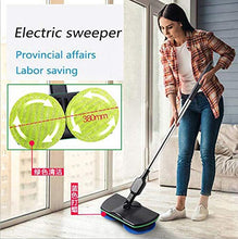 SSAYY Spray Mop Macchina di Pulizia Elettrica Ricaricabile del Mop della Spazzatrice di Spinta della Mano degli Strumenti di Pulizia del Pavimento della Spazzatrice