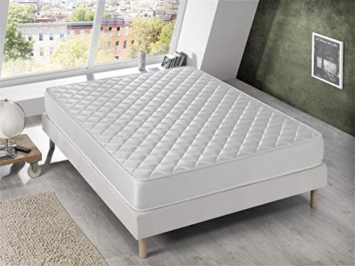 Materasso Starlet, Singolo 90x190x15cm. Viscoelastico (Memory Foam), Accoglienza morbida y comoda, Durezza Media, Tessuto elasticizzato con molta resistenza. Altezza 15 cm +/-3.