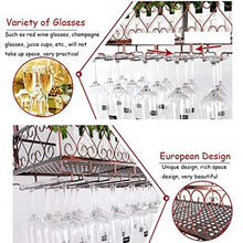 Scaffali for Vino Sospesi A Parete con Mensole Galleggianti |Porta Bicchiere da Vino Appeso |Portabottiglie Rustico |Rack di Stoccaggio for Mensole A Muro |Ripiani Multifunzione