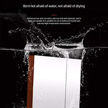 Armadietti a specchio Bagno Specchio Governo Alluminio dello Spazio degli Specchi Multi-Funzione A Parete Specchio Rettangolare Bagno Specchio Gabinetto (Color : Bianca, Size : 48 * 68 * 13cm)