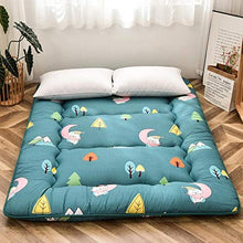 Materasso Tatami Doppio Singolo Materassi Futon Pad Pieghevole per Dormitorio Studentesco Giapponese,Green-120cmx200cm