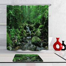 LIYAN Combinazione Bagno. Immagini Chiare E Colori Vivaci Rendono Il Tuo Bagno Pieno di Vita. Accessori da Bagno. Foresta Verde.