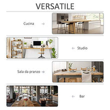 homcom Set 2 Sedie Imbottite Moderne da Cucina, Salotto o Soggiorno in Stile Scandinavo, Grigie, 59.5x56.5x81cm
