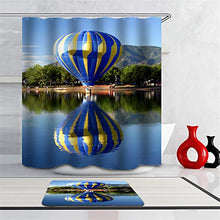 LIYAN Combinazione Bagno. Immagini Chiare E Colori Vivaci Rendono Il Tuo Bagno Pieno di Vita. Accessori da Bagno. Mongolfiera sul Fiume.