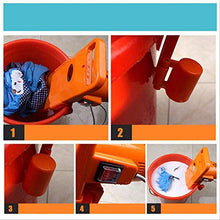 Lavatrice - Mini Lavatrice Portatile, Dormitorio Per Studenti Mini Artefatto Portatile Piccola Lavanderia Conveniente Lavatrice Pigra, Secchio, Viaggio, Casa, Artefatto Lavanderia Pigra ,Rosso