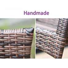 Tavolo in vimini in rattan mobili in patio e set s Patio Mobili da giardino Tavolo e sedie Set Set di mobili da giardino Rattan Mobili da giardino Patio Conservatorio Tavolo da caffè Conversazione Pat