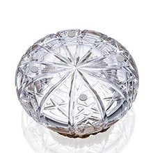 NIHAOA Accessori del Sigaro Alta Definizione Tre Titolare Trasparente Motivo di Cristallo Cigar Ashtray