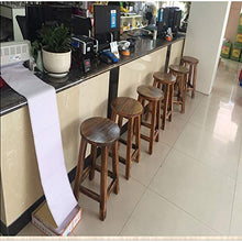 ZYF Sgabelli da Bar Sgabello da Bar Sedia Bar Moderna Ed Elegante più Dimensioni Materiale in Legno Massello Stile Semplice Adatto per Cucina caffè Soggiorno (Size : Sitting height75cm)