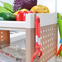 &ripiano di stoccaggio Scaffalature Home Soggiorno Cucina Dormitorio Camera da letto Comodino Carrello Ripiano multistrato da terra Scaffale di finitura (Size : 35.5 * 29.5 * 77.4CM)