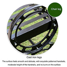 Panchine Da Giardino In Metallo Per Esterni, Panchine Per Il Tempo Libero In Ghisa, Sedili Per Mobili Da Giardino Da Esterno Senza Schienale, Panchine In Ferro Per Balconi Sul Terrazzo