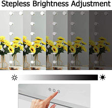 HFFFHA Specchio per Trucco Hollywood Specchio cosmetico Illuminato con Specchio cosmetico con 15 lampadine dimmerabili