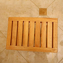 Accessori da bagno - Bagno impermeabile antiscivolo Stabile Sicurezza Comfort Bath Chair cambiare le scarpe Sgabello anziani / disabili / incinta di legno solido superficie curva presidente Max.250kg