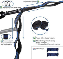 SUNNY GUARD Amaca da Campeggio Portatile con due cinghie per alberi Traspirante Nylon da Paracadute Amaca backpacking, viaggi，270x140cm verde e grigio