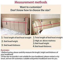 OOFAYWFD Copri/Fodera Testata Letto Copritestata Letto Singolo/Matrimoniale, 120/140/160/170/190cm Copertura Testata Letto Copritestata, Protezione Testata Elastico (Color : G, Size : 110-130cm)