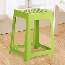 Juudoiie Camera da letto Sgabello in plastica Sgabello domestico a righe sgabello cinese per soggiorno Bench High Sgabello alto a righe semplice per ristorante Sgabello da bagno