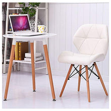 HongTeng Divani Creative Single Single Sedia Lazy Sofa Computer Sedia da Ufficio Cucina Casa Cucina Confortevole Sedia Solida Quattro Colori 48 × 47 cm (Color : White)