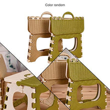 N/V Cucina Domestica Multifunzionale Portatile Pieghevole Comodo Sgabello salvaspazio Sedia in plastica Facile da riporre