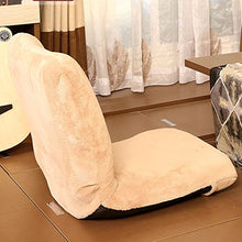 Li jing home Divano Pigro Schienale Tatami Divano Letto Singolo Pieghevole Poltrona Letto Poltrona Letto Lazy Chair Pieghevole Morbida e Confortevole (Color : Khaki)
