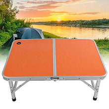 YOPOTIKA Alluminio Tavolo Pieghevole per Esterni Portatile Da Tavolo Orientabile Escursione di Campeggio di Picnic Del Computer Portatile Letto Scrivania