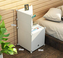 OCCP Armadietto da Camera da Letto Fai-da-Te Armadio Multifunzionale Scatola di plastica Decorazione della casa e Deposito per Bambini