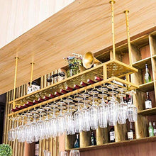 L.TSN Cremagliera del Vino dell'oro Locale Creativo Che appende la cremagliera del Bicchiere di Vino Rosso a Testa in Giù cremagliera del Vino della Barra della casa scaffale di stoccaggio Alto (c