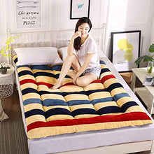 GEDHH Materasso Tatami, materassino per dormitorio per Studenti Tappetino Singolo Doppio Pieghevole Spesso Caldo Materasso per Materasso per Pavimento, Spessore 8 cm,A,150 * 200cm/59 * 79inch