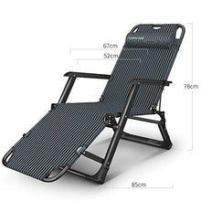 HaoLi Lettini Prendisole Patio Sedie reclinabili Sedia Sedia a Sdraio Pausa Pranzo Sedia Balcone Portatile Tempo Libero Poltroncina Letto per Uso Domestico Divano Pigro