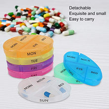Portapillole portatile, portapillole da viaggio portatile, comodo design cavo per bambini Negozio di medicinali per anziani