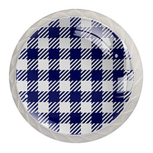 Maniglie per cassetti Manopole per cassetti Manopole rotonde Confezione da 4 per armadietto, cassetti, cassettiere, cassettiere ecc. Blu scuro