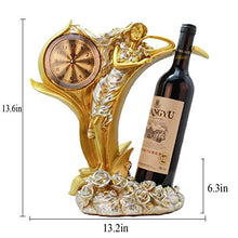 LXH-SH Cremagliera del Vino cremagliera Nana Vino Decorazioni cremagliera del Vino armadietto del Vino Decorazione Creativo a casa la Bellezza di Orologio Europee Resina Ornamenti Artigianali scaffa